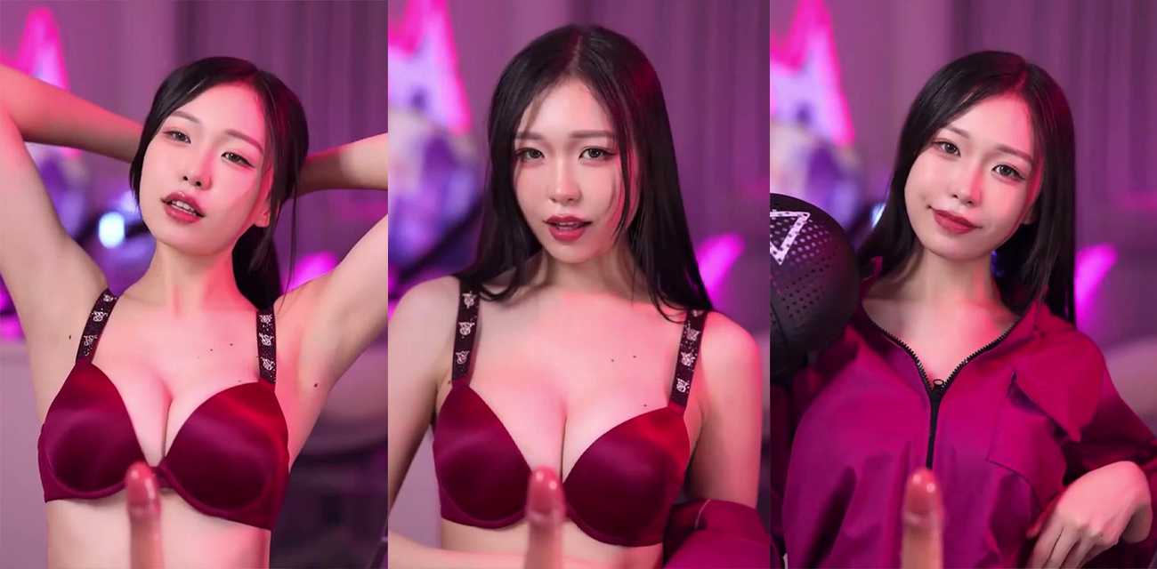 新加坡美乳福利姬【Meriolchan】化身冷酷使者赤裸狩猎肉棒，淌着晶莹涎液吸吮乳沟紧夹阳具撸动